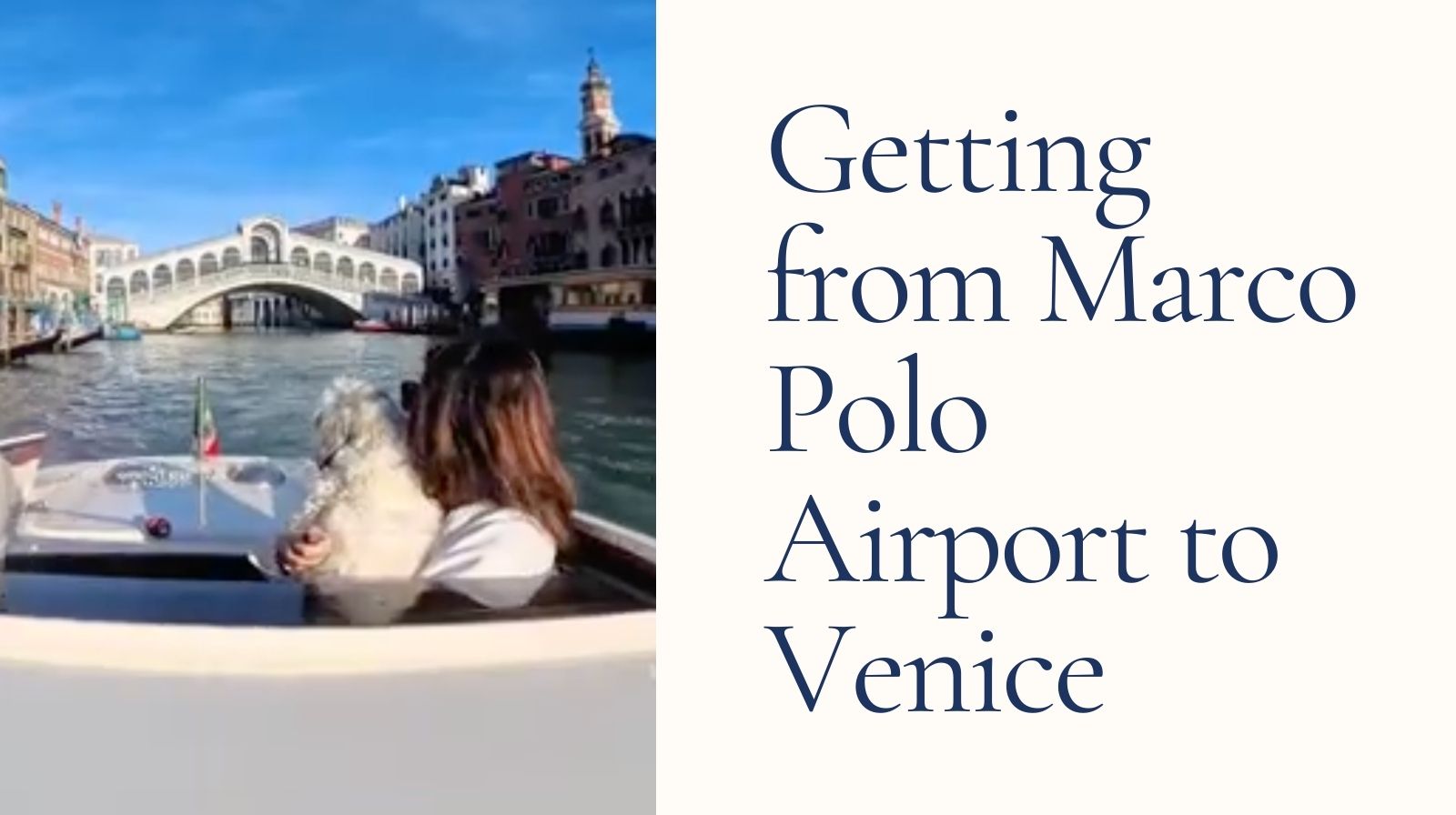 how to get to venice water taxi from Marco Polo airport how to get to venice water taxi from Marco Polo airport