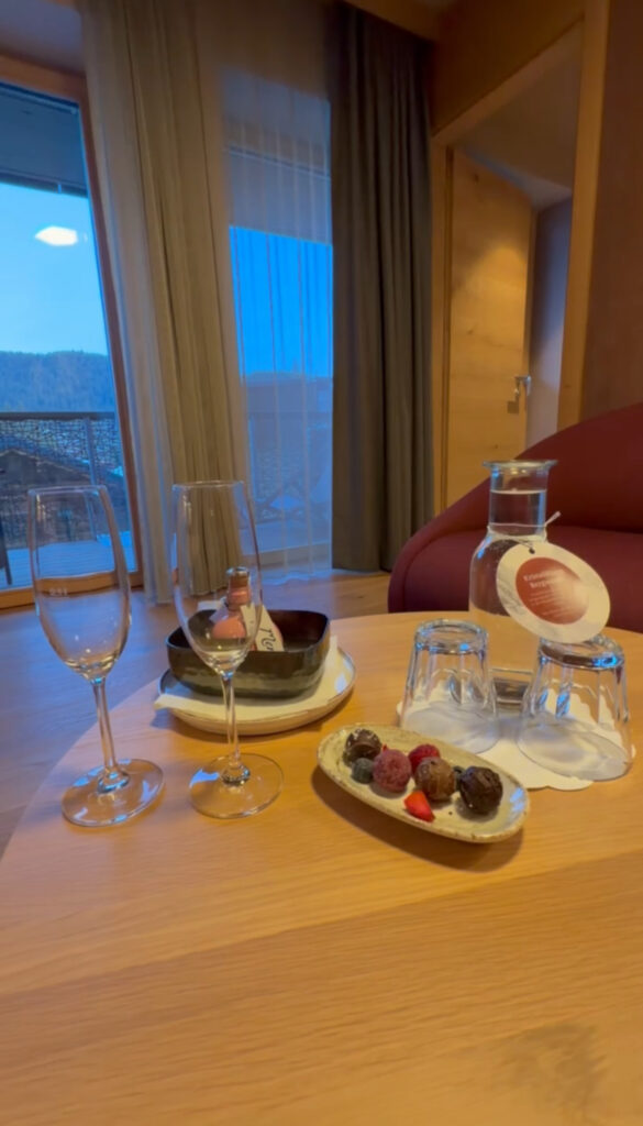 welcome treats Hotel Kristall Seefeld lutasch review dog friendly adults only