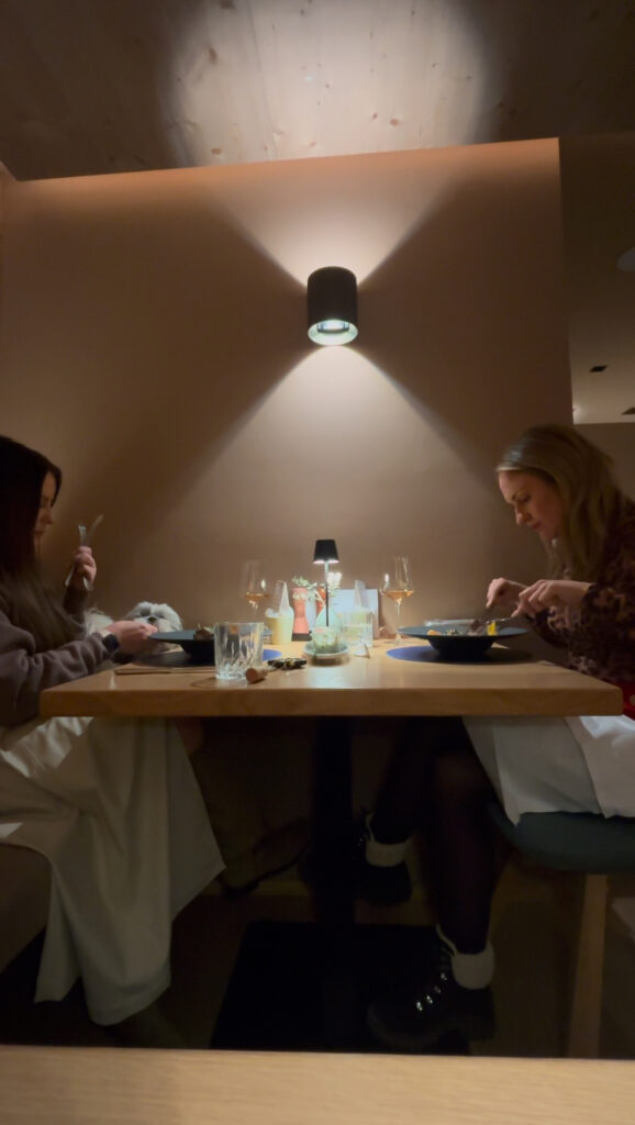 dinner Hotel Kristall Seefeld lutasch review dog friendly adults only