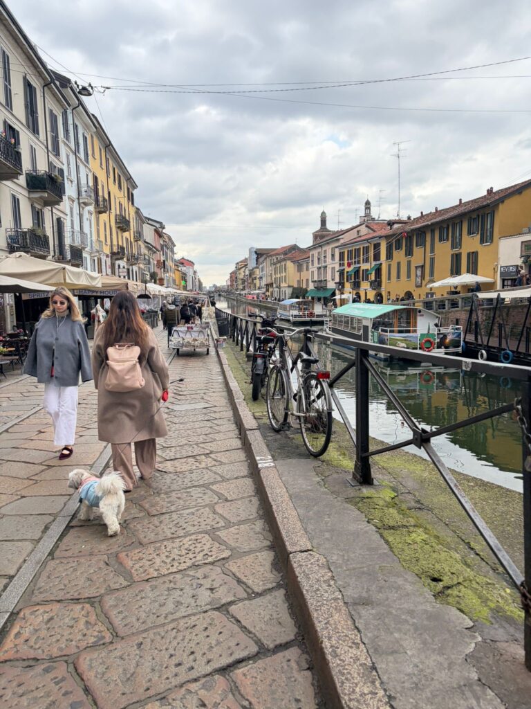 dog friendly milan Navigli Grande and the Canal District